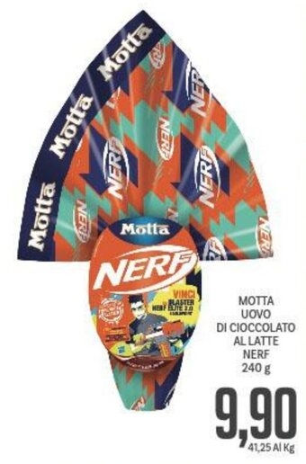 Supermercati Piccolo Motta Uovo di Cioccolato al Latte Nerf 240 g offerta