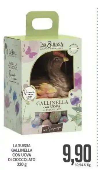 Supermercati Piccolo La Suissa Gallinella con Uova di Cioccolato 320 g offerta