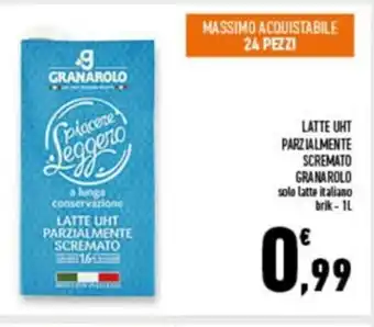 Conad Superstore Granarolo Latte Uht Parzialmente Scremato 1 L offerta