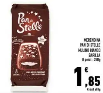 Conad Superstore Barilla Merendina Pan di Stelle Mulino Bianco 280 g offerta