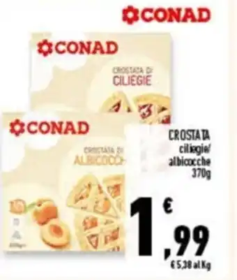 Conad Superstore Crostata ciliegie 370 g offerta