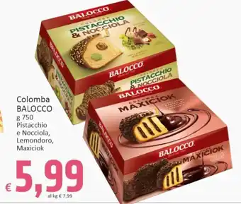 Paghi Poco Balocco Colomba 750 g offerta