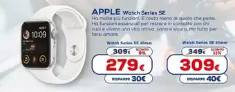 Euronics Apple Watch Series SE 40mm offerta