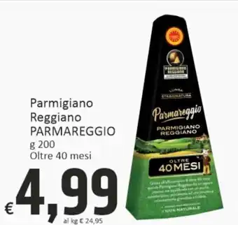 Paghi Poco Parmareggio Parmigiano Reggiano 200 g 40 mesi offerta