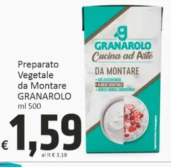 Granarolo Preparato Vegetale da Montare 500 ml