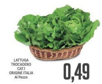 Supermercati Piccolo Lattuga Trocadero offerta