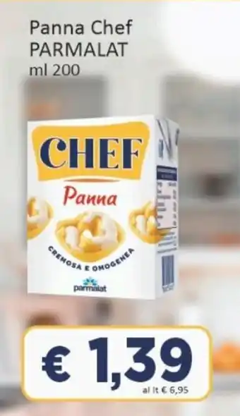 Paghi Poco Chef Panna Parmalat 200 ml offerta