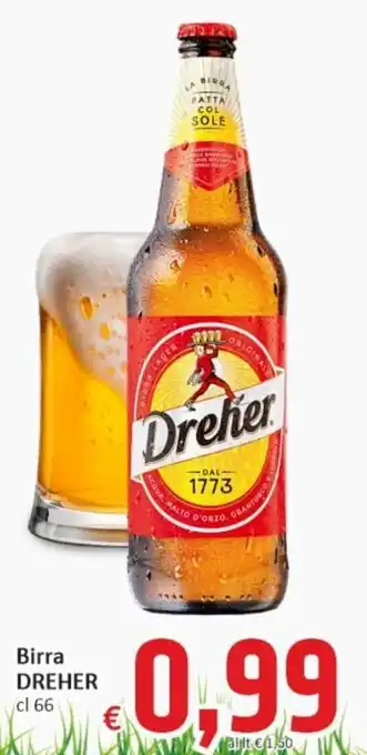 Paghi Poco Birra Dreher 66 cl offerta
