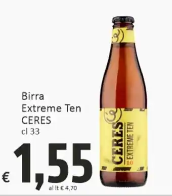 Paghi Poco Ceres Birra Extreme Ten 33 cl offerta