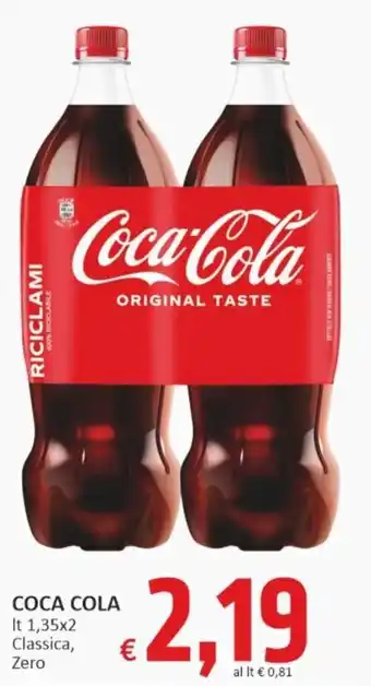 Coca Cola 1,35 lt x 2