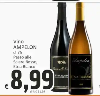 Paghi Poco Vino Ampelon 75 cl offerta