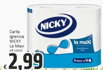 Nicky Carta Igienica La Maxi x 4 rotoli