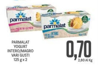 Supermercati Piccolo Parmalat Yogurt Intero/Magro vari gusti 125 g x 2 offerta