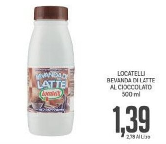 Supermercati Piccolo Locatelli Bevanda di Latte al Cioccolato 500 ml offerta