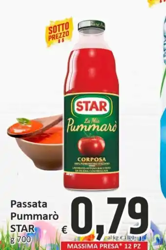 Paghi Poco Star Passata Pummarò 700 g offerta