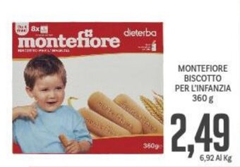Supermercati Piccolo Montefiore Biscotto per L'Infanzia 360 g offerta