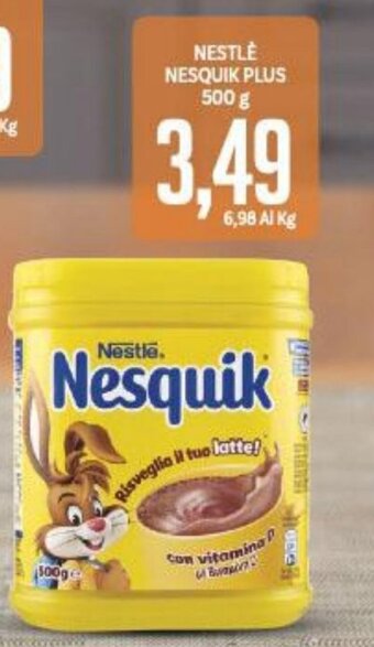 Supermercati Piccolo Nestlè Nesquik Plus 500 g offerta