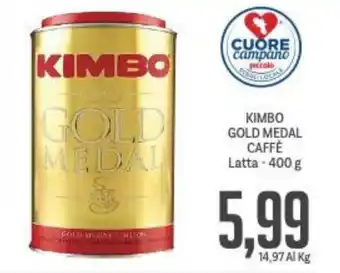 Supermercati Piccolo Kimbo Gold Medal Caffè Latta 400 g offerta