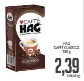 Supermercati Piccolo Hag Caffè Classico 250 g offerta