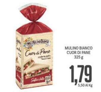 Supermercati Piccolo Mulino Bianco Cuor di Pane 325 g offerta