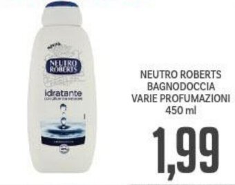Supermercati Piccolo Neutro Roberts Bagnodoccia varie profumazioni 450 ml offerta