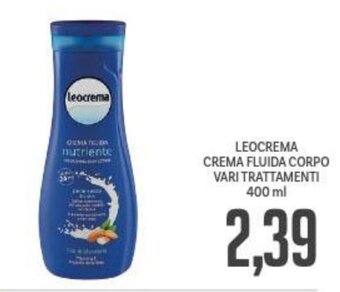 Leocrema Crema Fluida Corpo vari trattamenti 400 ml