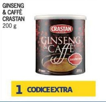 Supermercati Piccolo Crastan Ginseng & Caffè 200 g offerta