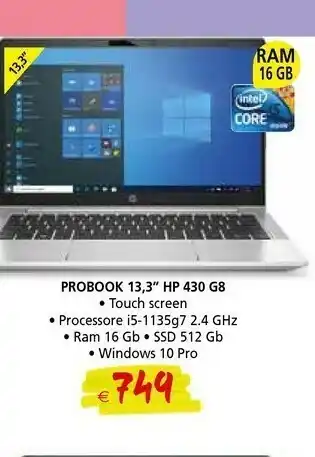 Il Gigante HP Probook 13.3'' 430 G8 offerta