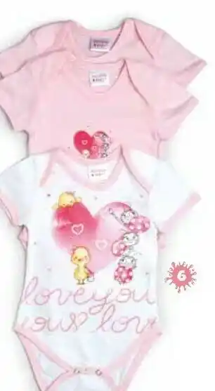 Set 3 Body Neonata In Cottone