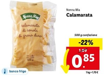 Lidl Nonna Mia Calamarata 500 g confezione offerta