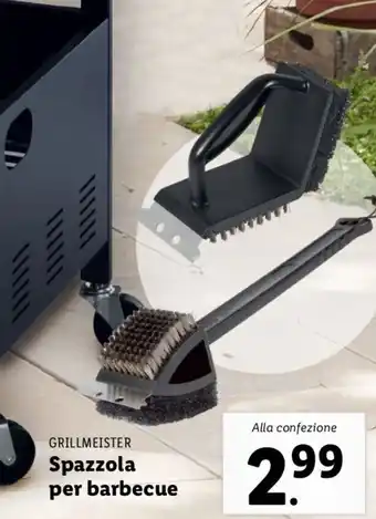 Lidl Grillmeister Spazzola Per Barbecue offerta