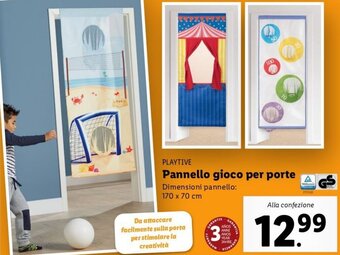 Lidl Playtive Pannello Gioco Per Porte 170 x 70 cm offerta