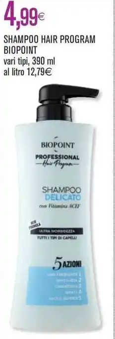 Biopoint Shampoo Hair Program 390 ml