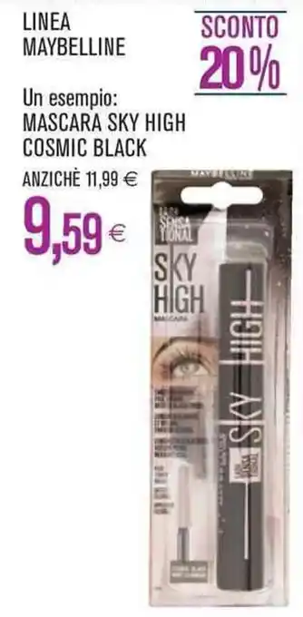 Coop Maybelline Linea Mascara Sky High Cosmic Black offerta