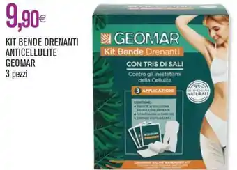 Coop Geomar Kit Bende Drenanti Anticellulite 3 pezzi offerta