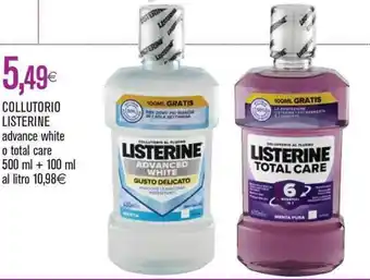 Coop Listerine Collutorio 500 ml offerta