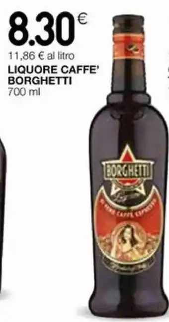 Coop Borghetti Liquore Caffe' 700 ml offerta
