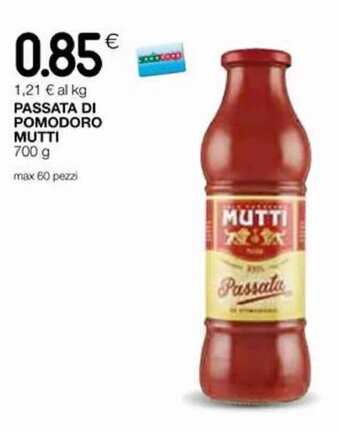 Coop Mutti Passata di Pomodoro 700 g offerta