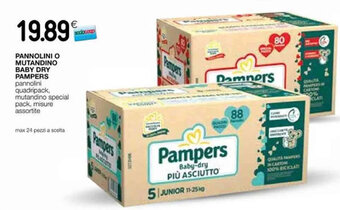 Coop Pampers Baby Dry Pannolini o Mutandino offerta