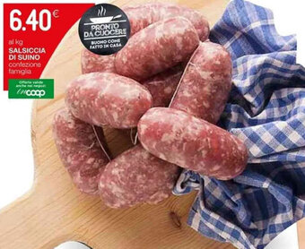 Coop Salsiccia di Suino offerta