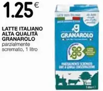 Coop Granarolo Latte Italiano Alta Qualita' Parzialmente Scremato 1 litro offerta
