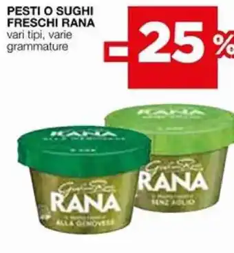 Coop Rana Pesti o Sughi Freschi offerta