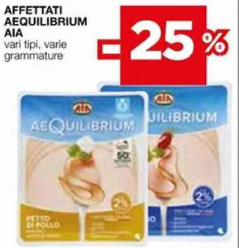 Coop AIA Affettati Aequilibrium offerta