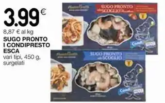 Coop Esca Sugo Pronto I Condipresto 450 g offerta