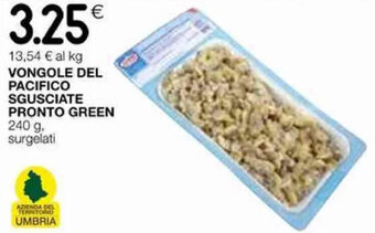 Coop Vongole Del Pacifico Sgusciate Pronto Green 240 g offerta