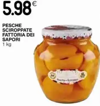 Coop Pesche Sciroppate Fattoria Dei Sapori 1 kg offerta