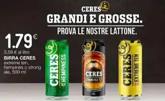 Coop Ceres Birra 500 ml offerta