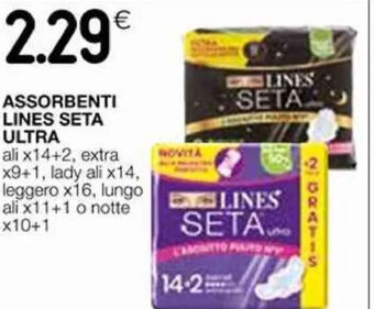 Coop Lines Seta Ultra Assorbenti offerta
