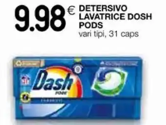 Coop Dash Pods Detersivo Lavatrice 31 caps offerta