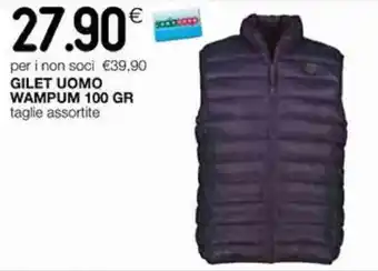 Coop Gilet Uomo Wampum 100 gr offerta